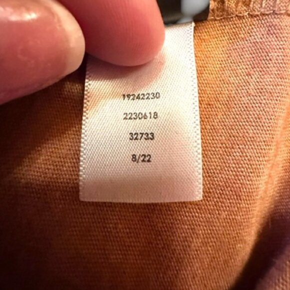 Women’s torrid 1 Brown Orange Everyday Signature Jersey Crew Neck Tee 14 16 1X - Picture 9 of 9